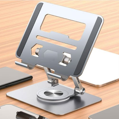 💥💻【Plaćanje pouzećem】Stalak za prijenosno računalo, rotirajući stalak od aluminijske legure. Slobodna rotacija od 360°, velika nosivost, neklizajući.