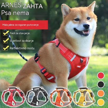 🐶【5–30 kg】Pojas za pse, protiv povlačenja, pojas za kućne ljubimce.