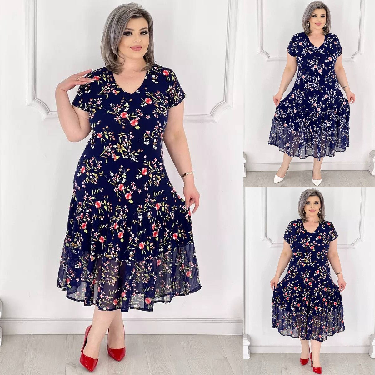 【Vremenski ograničena ponuda】💕【S-5XL】Visokokvalitetne, udobne i elegantne haljine