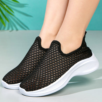 🔥💖【35-41】La modă Hundred Hollowed Out Înălțime Creșterea Sports Tennis Shoes