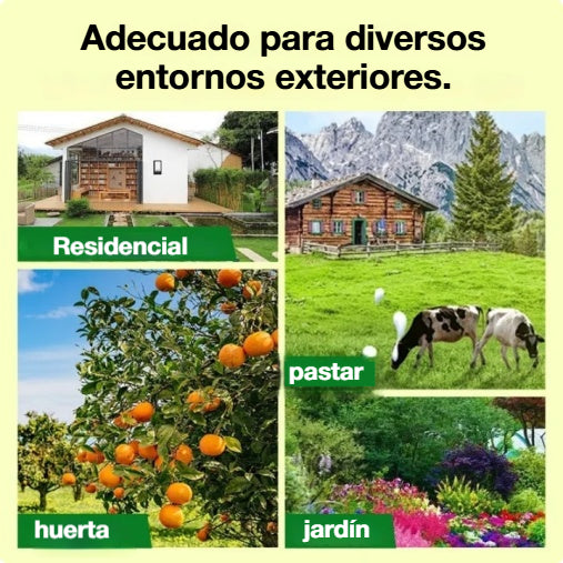【✨Compra uno y llévate otro gratis】🐅Alarma solar con luz para ahuyentar animales salvajes