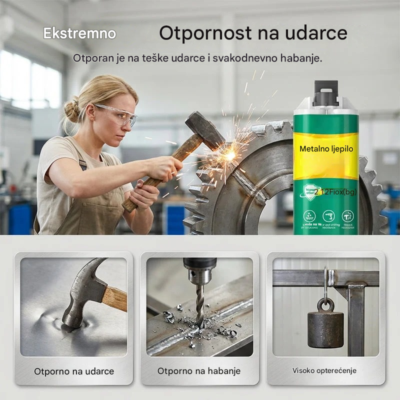 【Set od 3 komada】 23 eura🔥Vrijeme ograničeno 50% popusta! 🛠️Visokočvrsto AB ljepilo za popravak metala