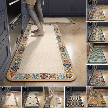 💦💥【Plaćanje pouzećem】💥【40*60+40*120 cm】Protuklizna, visoko upijajuća prostirka za kuhinju i kupaonicu