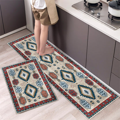 💥Reducere de 49% 【40*60cm+40*120cm】🌺Covor de bucătărie antialunecare absorbant lung covor de bucătărie-3852408