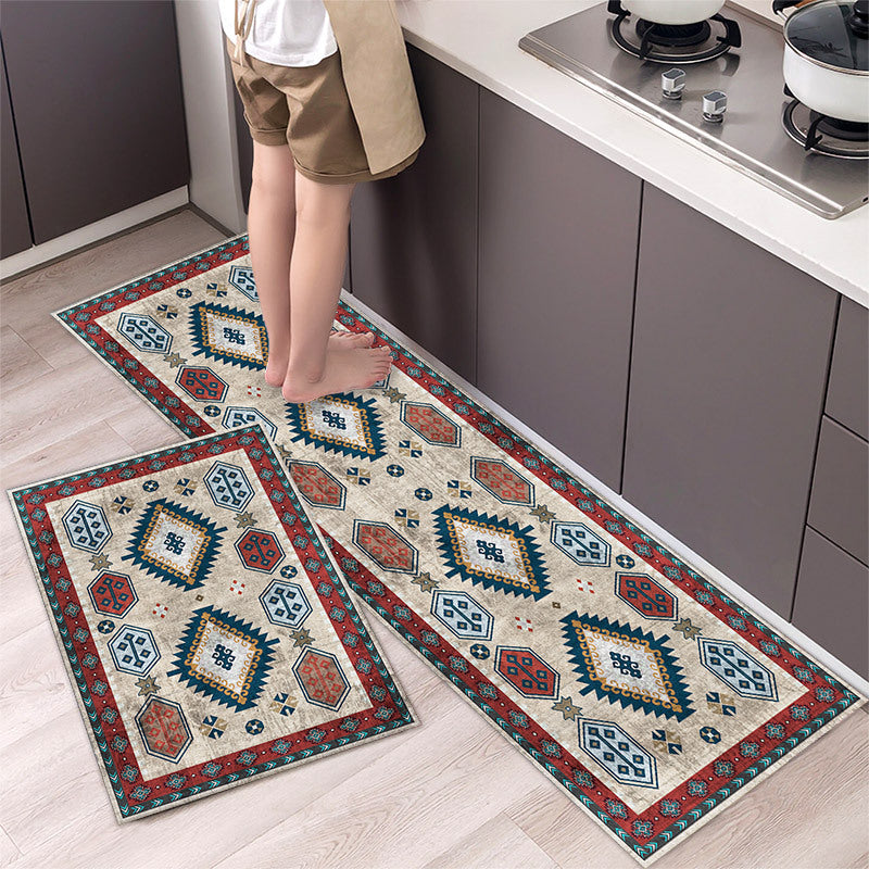 💥Reducere de 49% 【40*60cm+40*120cm】🌺Covor de bucătărie antialunecare absorbant lung covor de bucătărie-3852408