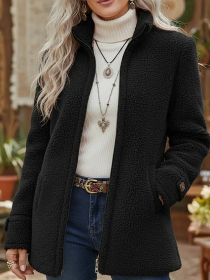 🛒👗【Płatność przy odbiorze】【S-3XL】Chaqueta de mujer con cremallera, informal 