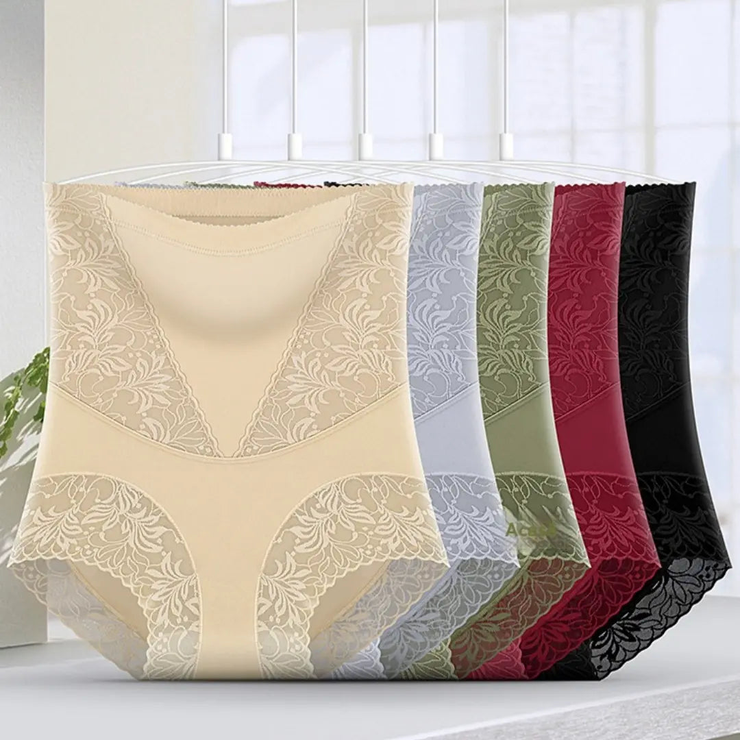 🌸😍【Posebni paket od 5 komada】💥【M-3XL】😍Udobne antibakterijske gaćice visokog struka za podizanje tijela🩲【40-90 kg】💖
