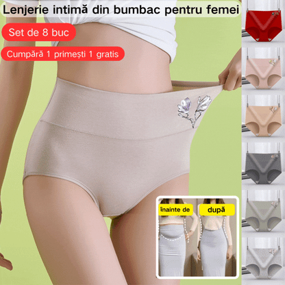 🔥(8 buc)【40-85kg】💟Chiloți antibacterieni din bumbac care nu lasă urme--3870364