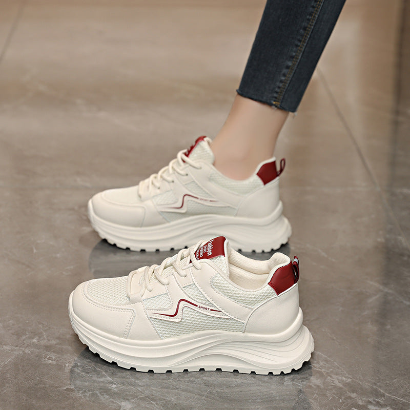 🔥🔥【Novi dolasci 50% popusta na ograničeno vrijeme】👟👟【Veličine 35-40】Nove ležerne tenisice na platformi za proljeće/ljeto 2026., dizajn koji povećava visinu, prikladne za trčanje, hodanje i ležerno nošenje.
