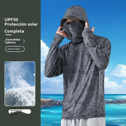 🔥🎏【M-5XL】Ropa de pesca transpirable con protección solar para hombre