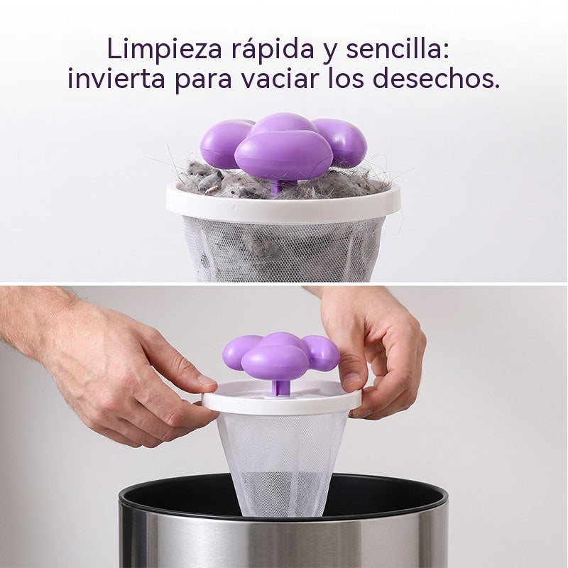 🌀6 piezas 26€✨ Filtro Flotante para Lavadora – Atrapa Pelusas, Cabellos y Pelos de Mascota en Cada Lavado 🧺
