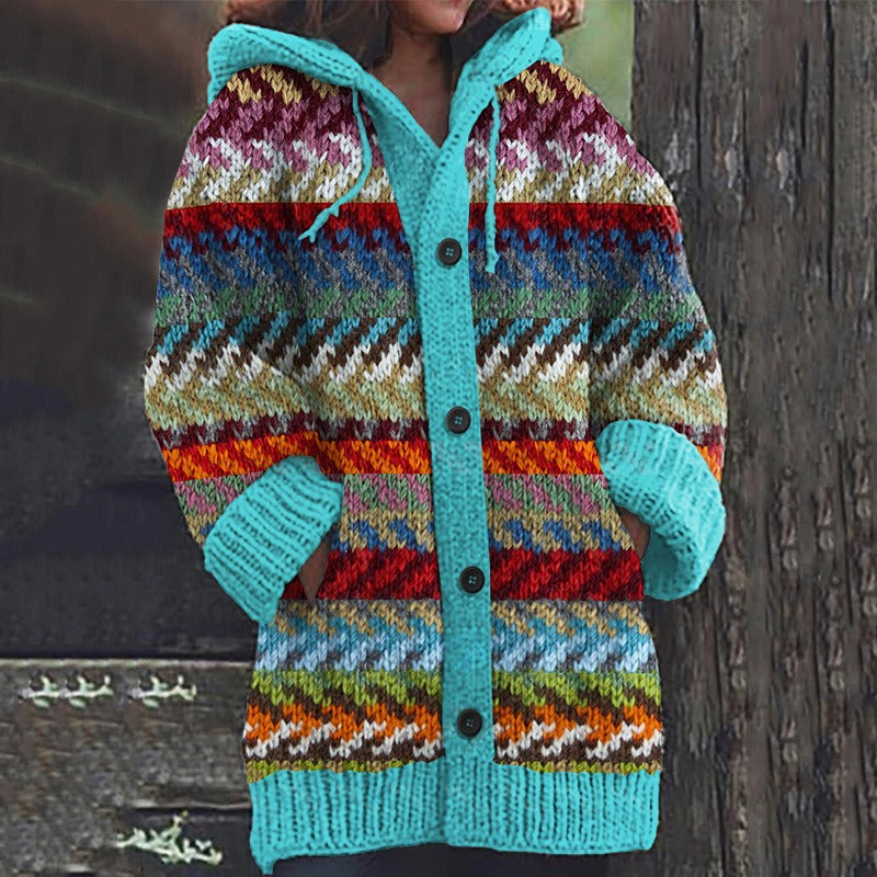🥰【🔥Vânzare fierbinte】Iarna 2024, stil nou, confortabil, retro, caldur, jachetă tricotată cardigan-3849036
