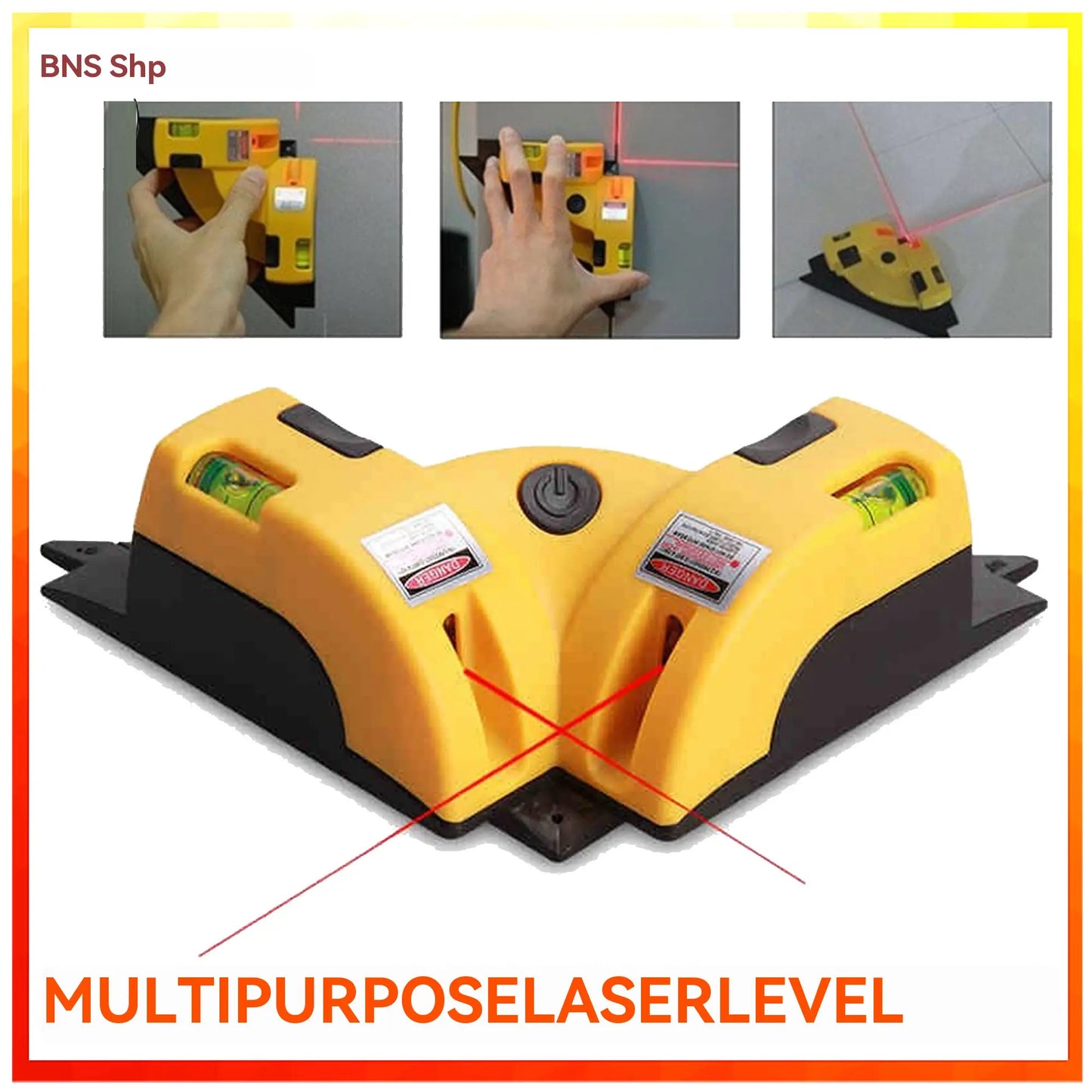 🧰🔥Compra uno y llévate otro gratis🔥Nivel láser de 90 grados, herramienta para colocación de baldosas en ángulo recto, nivel infrarrojo de alta precisión
