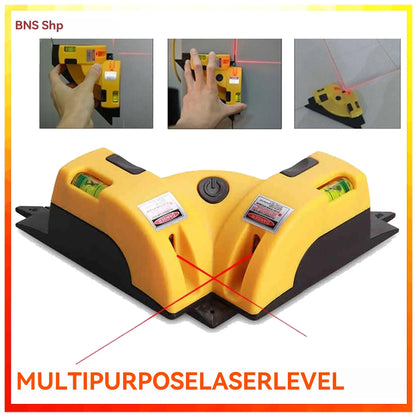 🧰🔥Compra uno y llévate otro gratis🔥Nivel láser de 90 grados, herramienta para colocación de baldosas en ángulo recto, nivel infrarrojo de alta precisión
