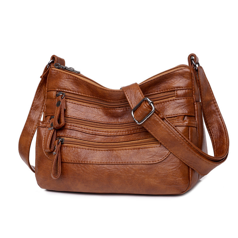 🔥【Doar azi: Reducere 30%】Geanta de umar eleganta din piele moale cu capacitate mare-3884606