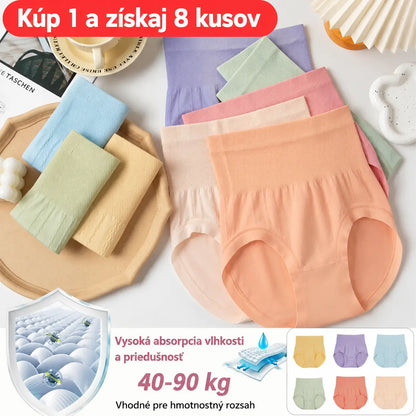 🔥【Kúpte 4 kusy a získajte 4 zadarmo】🔥 Posledný deň – 50% zľava – Vysoký pás, antibakteriálne nohavičky tvarujúce bruško