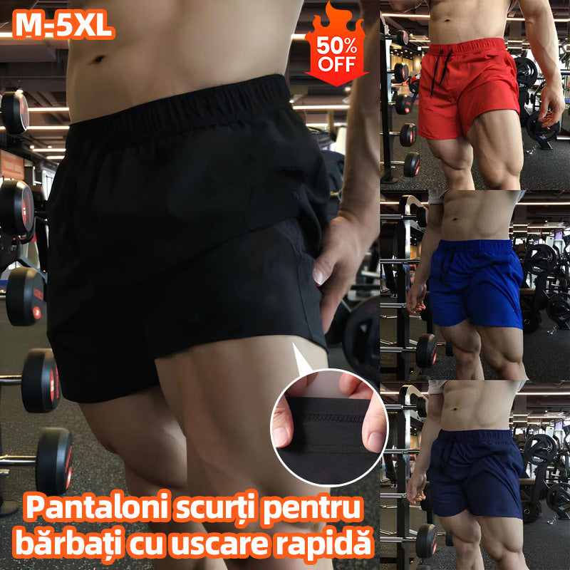 🔥🔥【M-5XL】Pantaloni sport pentru bărbați pantaloni casual pentru alergare în aer liber, pantaloni de pijama cu uscare rapidă pantaloni de yoga fitness-3970921