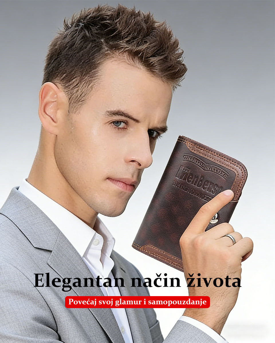 🔥【Kupi 1, dobij 1 besplatno】💰👝Moderan muški novčanik velikog kapaciteta—Plaćanje pouzećem