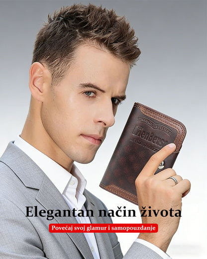 🔥【Kupi 1, dobij 1 besplatno】💰👝Moderan muški novčanik velikog kapaciteta—Plaćanje pouzećem
