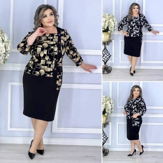 🍑😍【S-5XL】 Îmbrăcăminte de toamnă la modă, de mărime mare, fermecătoare și sexy-3846263