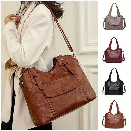 👜[Promoție de sfârșit de an, ofertă pe perioadă limitată] Geantă de umăr din piele naturală pentru femei, nou-nouță-3844969