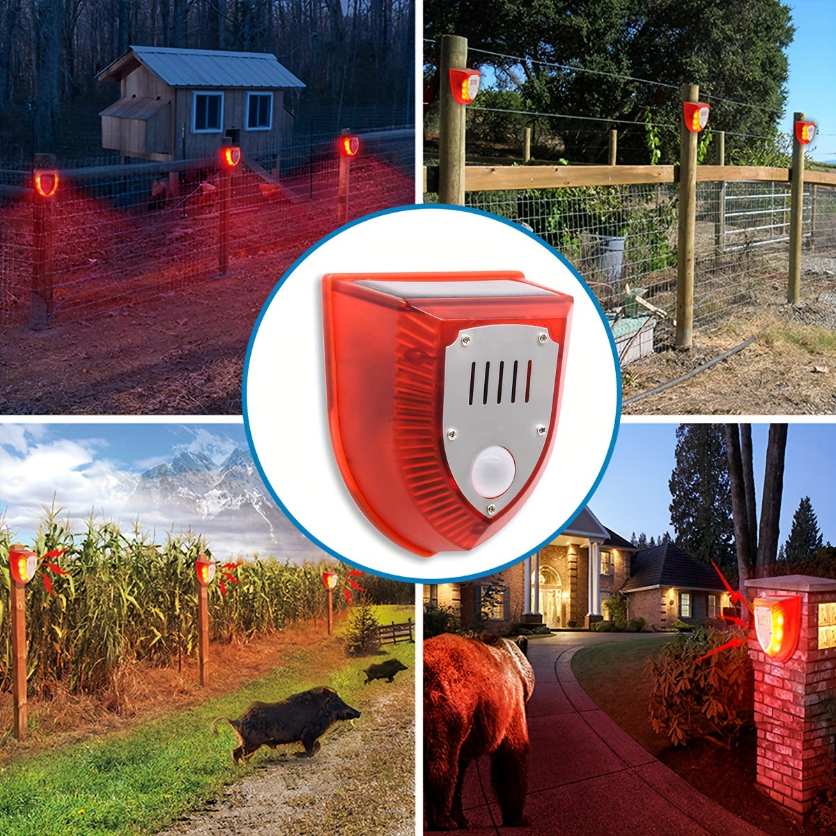 🔥【Kupite 1, dobijte 1 gratis】Solarni alarm, protuprovalno svjetlo sa senzorom ljudskog tijela, ultrazvučni repelent za životinje