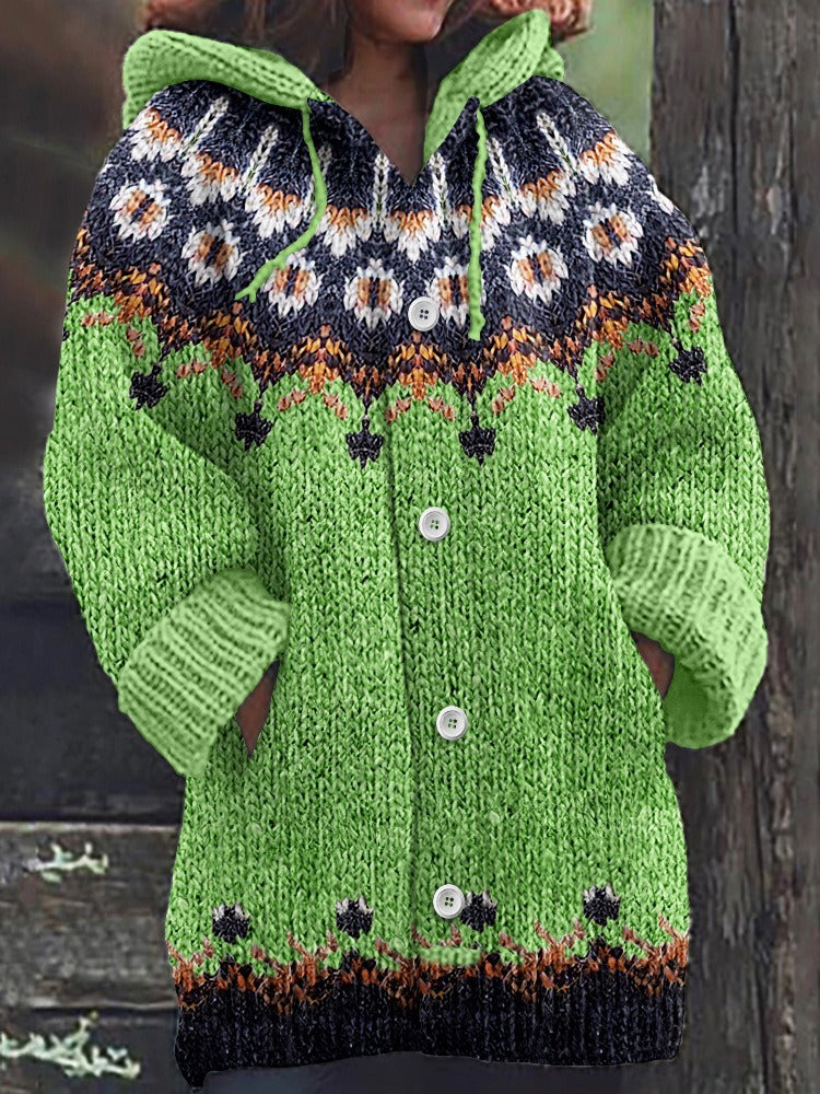 🥰【🔥Vânzare fierbinte】Iarna 2024, stil nou, confortabil, retro, caldur, jachetă tricotată cardigan-3849036
