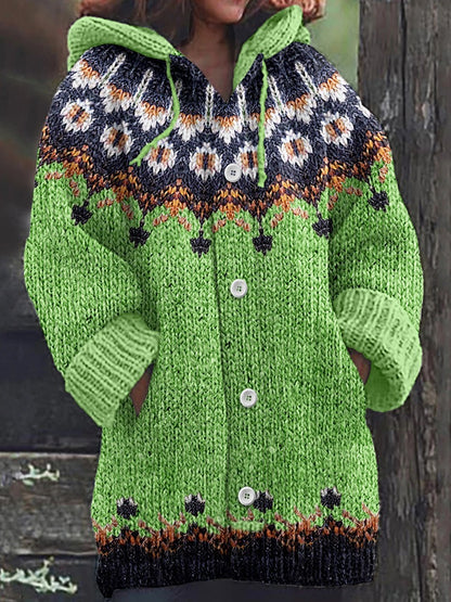 🥰【🔥Vânzare fierbinte】Iarna 2024, stil nou, confortabil, retro, caldur, jachetă tricotată cardigan-3849036
