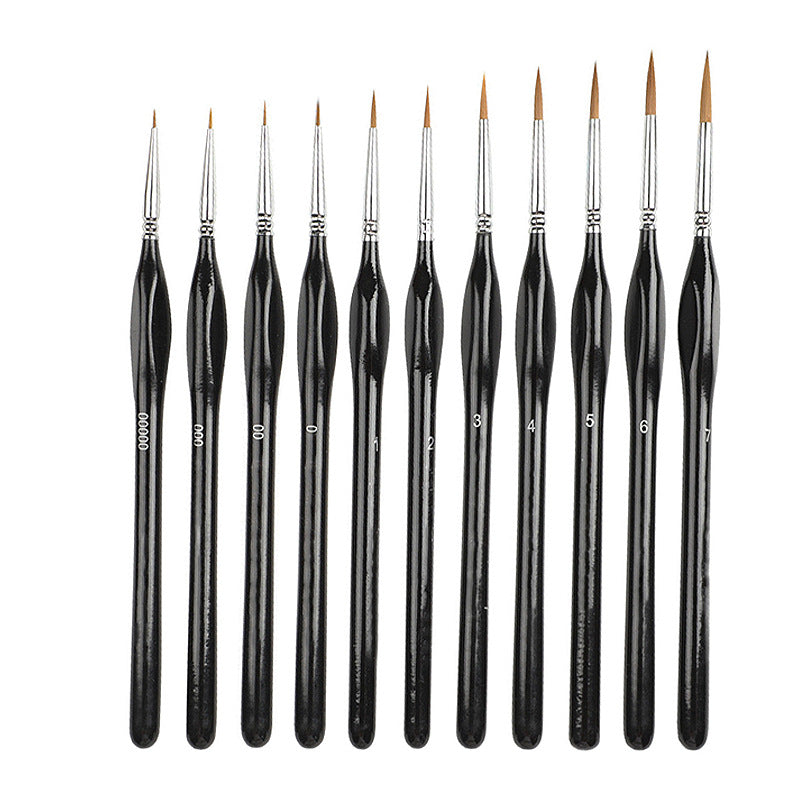 🎨【11 piese】✨ Set de pensule pentru artă plastică de înaltă calitate-3877633