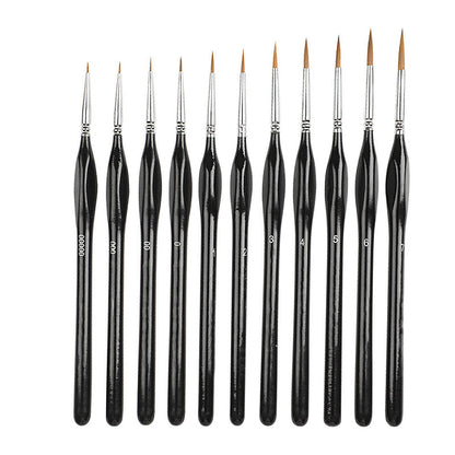 🎨【11 piese】✨ Set de pensule pentru artă plastică de înaltă calitate-3877633