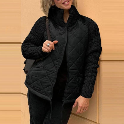 🔥 【S-3XL】Ženska prošivena pletena jakna – lagana, topla i savršena za zimu