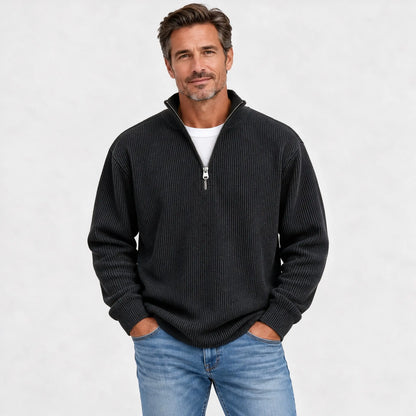 【S-5XL】Nueva sudadera para hombre con cuello alzado, otoño/invierno