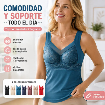 🔥Dos piezas de 28 euros❤️【L-4XL】Sujetador de encaje estilo camisola con un diseño de espalda exquisito; eleva y recoge eficazmente el busto para evitar la flacidez ✅【Recomendado por médicos】