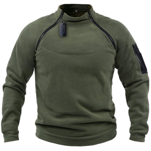 💥✨【S-4XL】Chaqueta de base polar cálida de invierno para hombre de nueva moda 2025, blusa 
