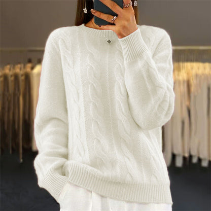 🔥⛄【S-XL】Toamna și iarna 2024, nou pulover de înaltă calitate pentru femei, la modă, de culoare uni -3842016